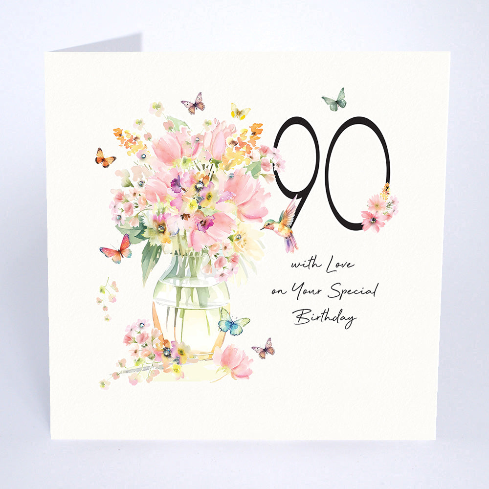 90 with Love on Your Special Birthday