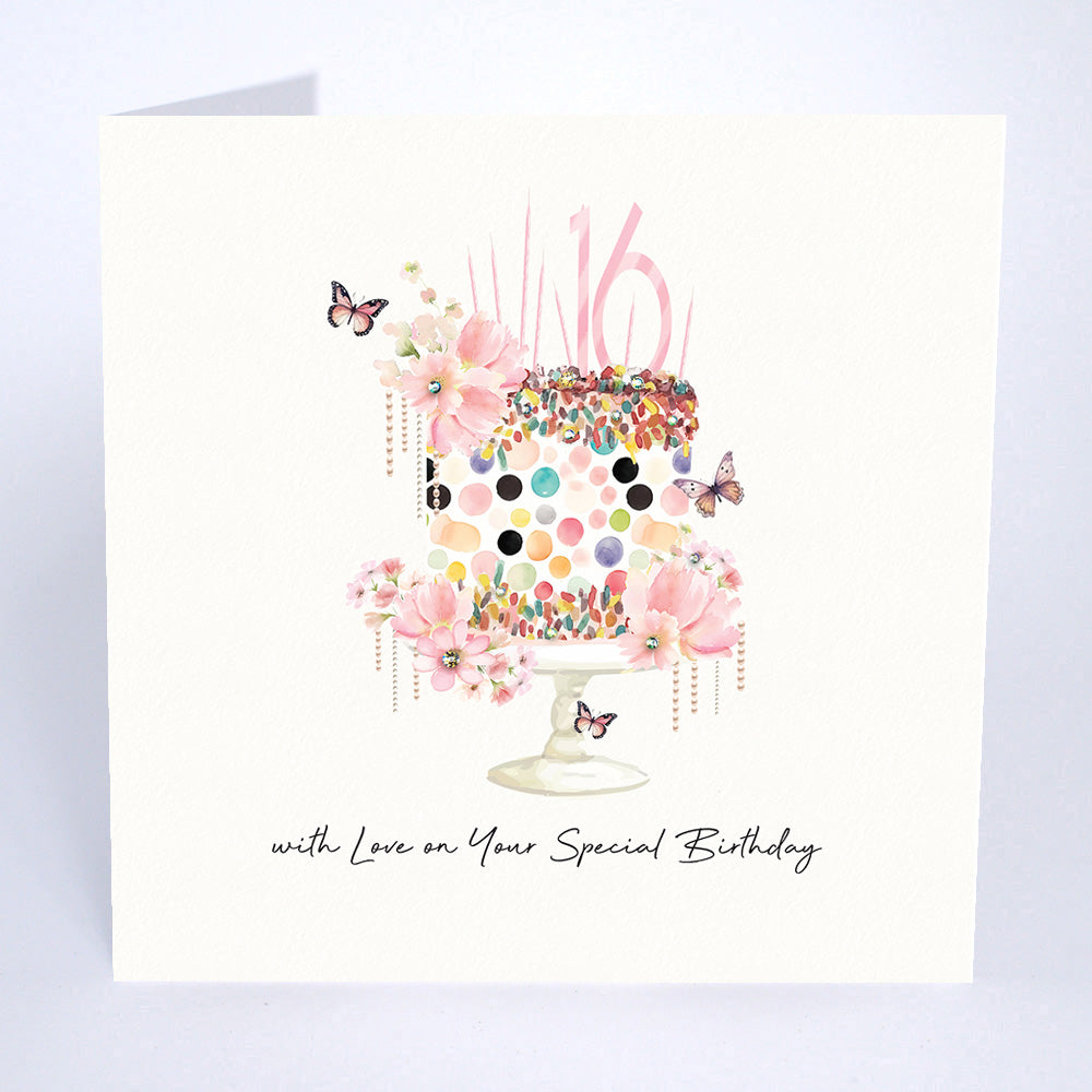 16 with Love on Your Special Birthday
