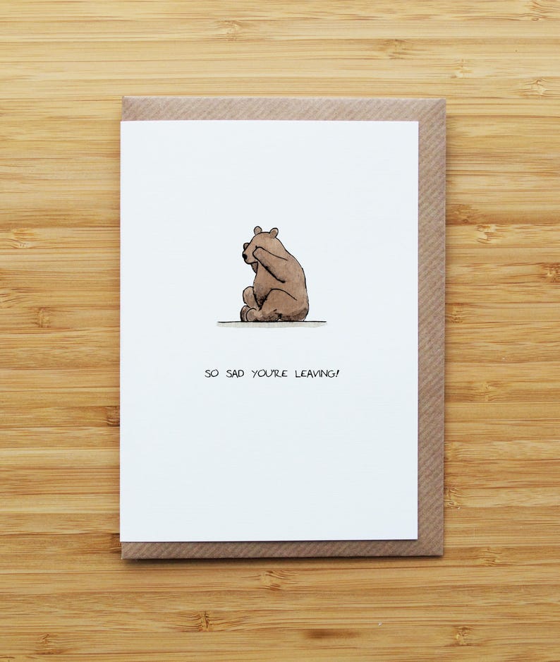 Bear Leaving