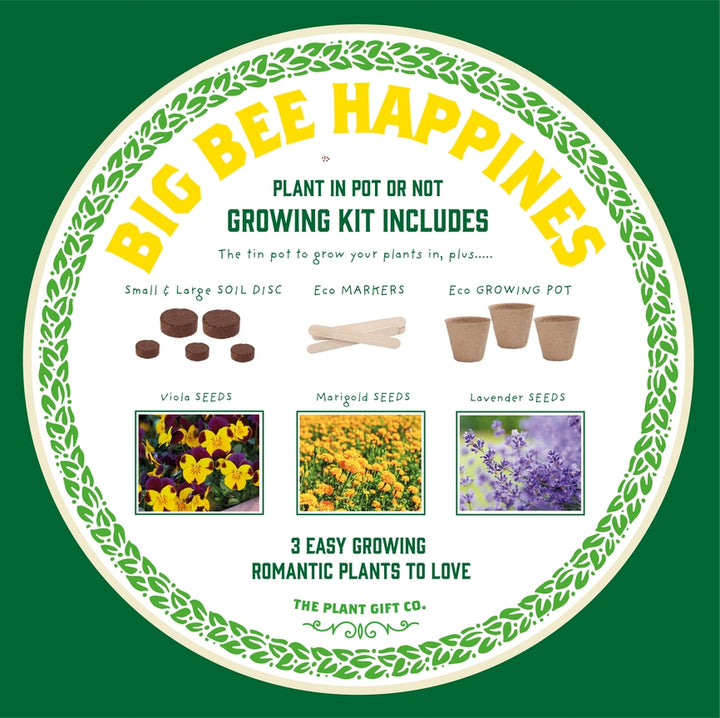 Big Bee Happiness Eco Plant Grow Kit