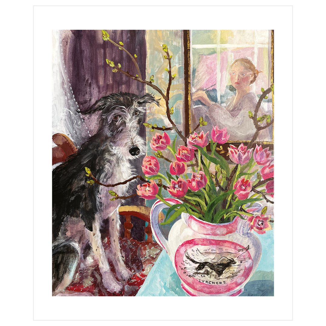Hilda and Tulips