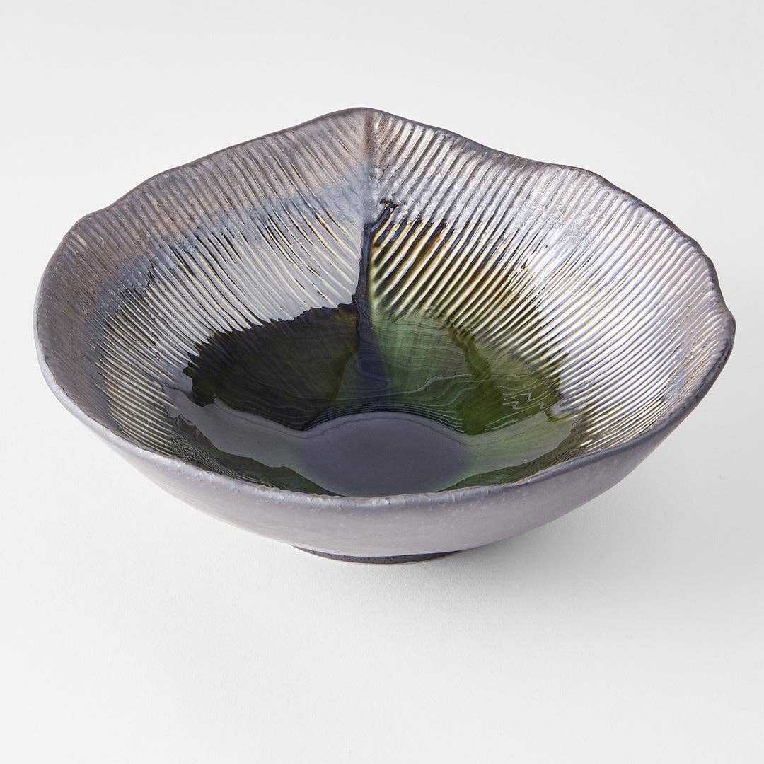 Midori Ridge Offcentre Bowl 24cm