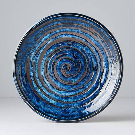 Copper Swirl side plate 19cm
