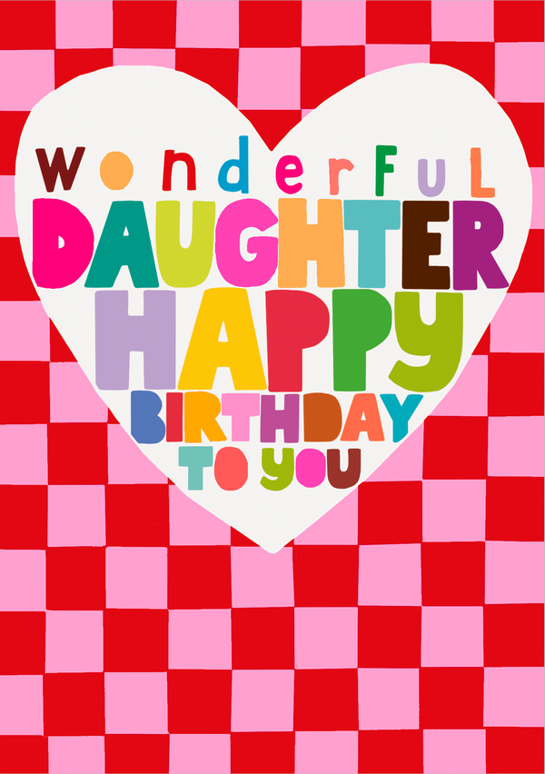 Wonderful Daughter Happy Birthday