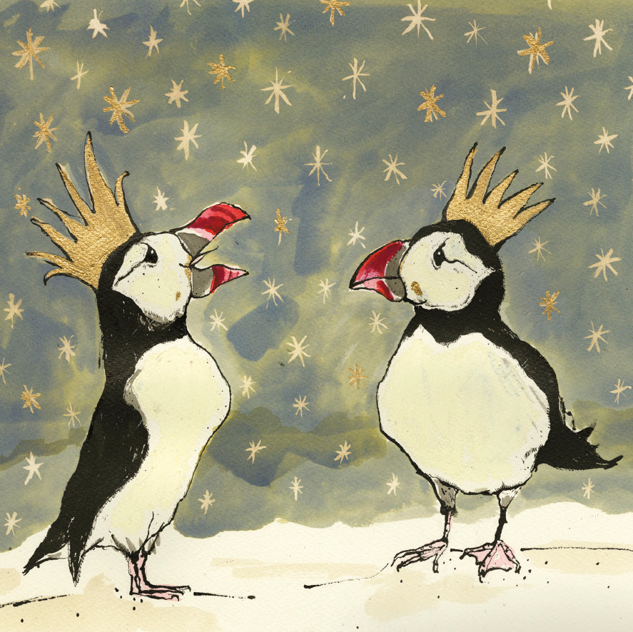 Christmas Puffins