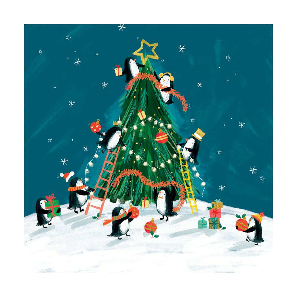 DECORATING THE TREE PACK OF 8