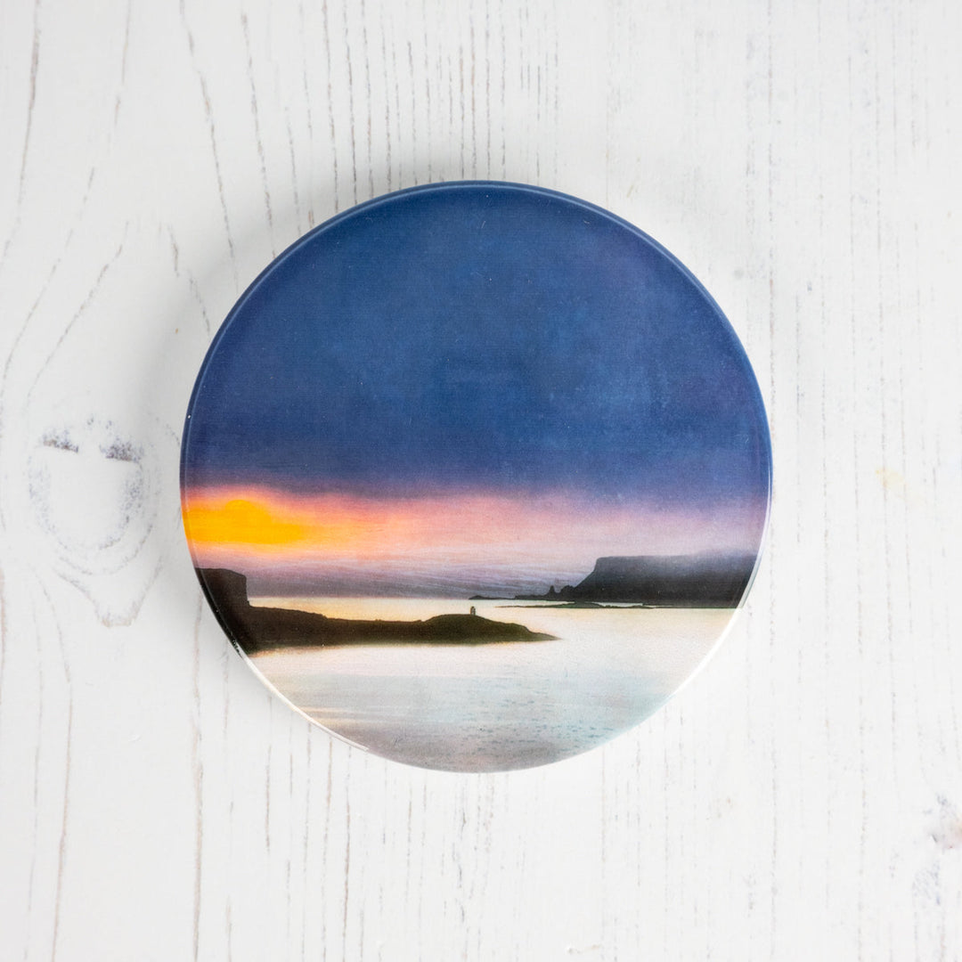 Ardtreck Lighthouse Isle of Skye Ceramic Coaster
