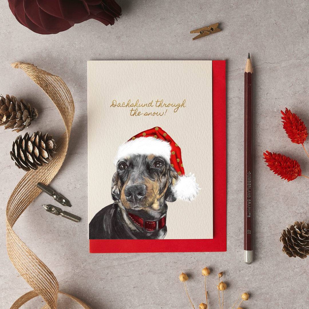 Lou Dachshund Christmas