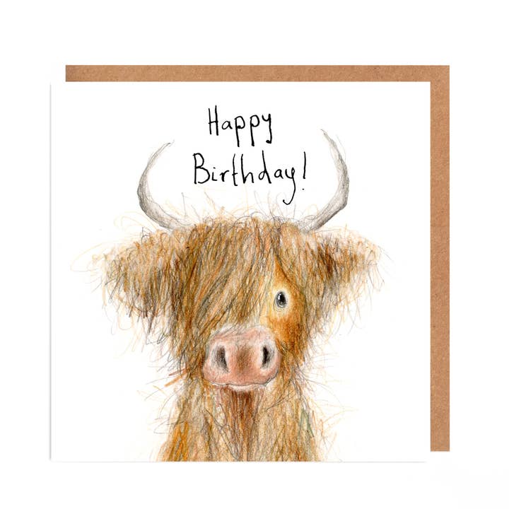 Happy Birthday Fingal Highland Cow