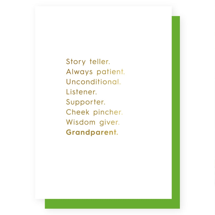 Story teller Grandparent