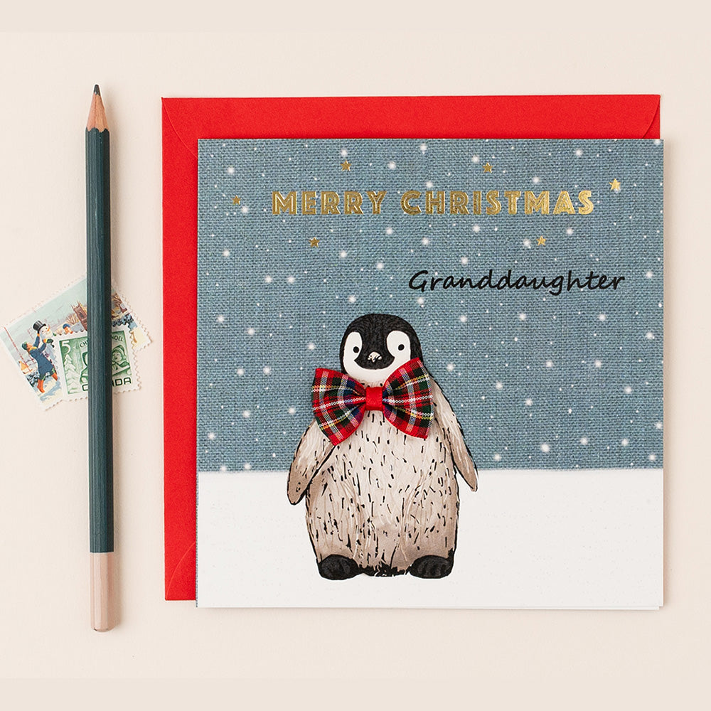 Christmas Granddaughter Penguin