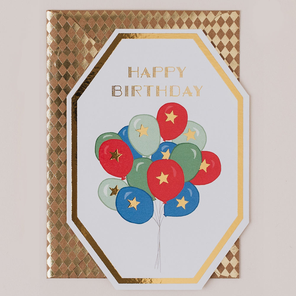 Happy Birthday Star Balloons