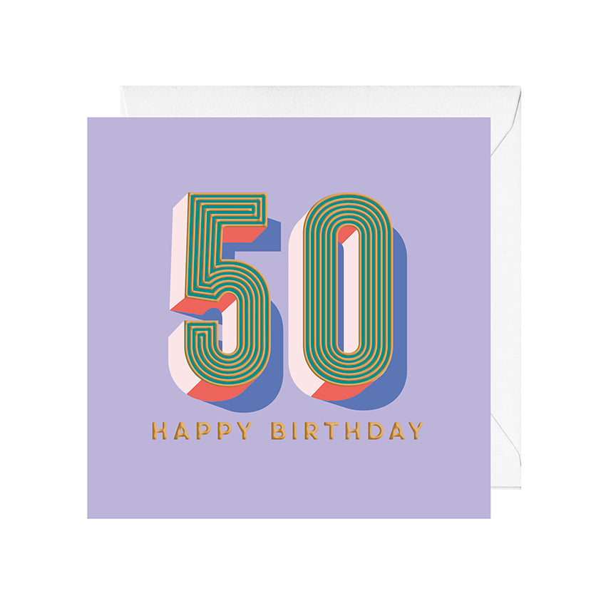 HAPPY BIRTHDAY 50