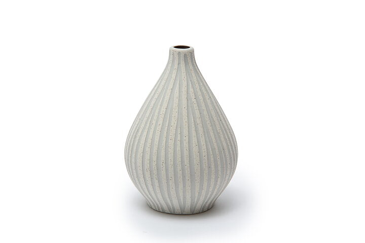 Kobe Vase Sand Stone Stripe