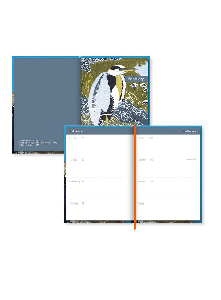 BIRD PRINTS A5 DIARY 2026