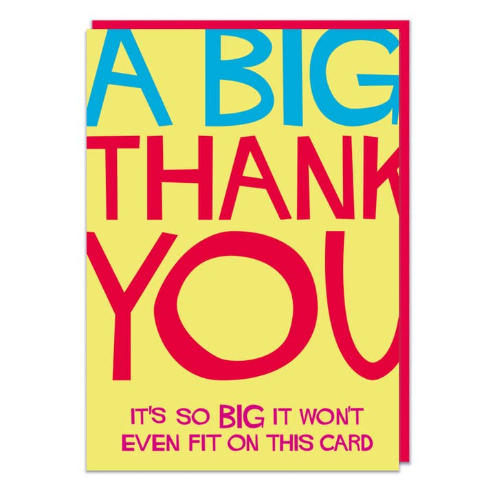 A Big Thank You