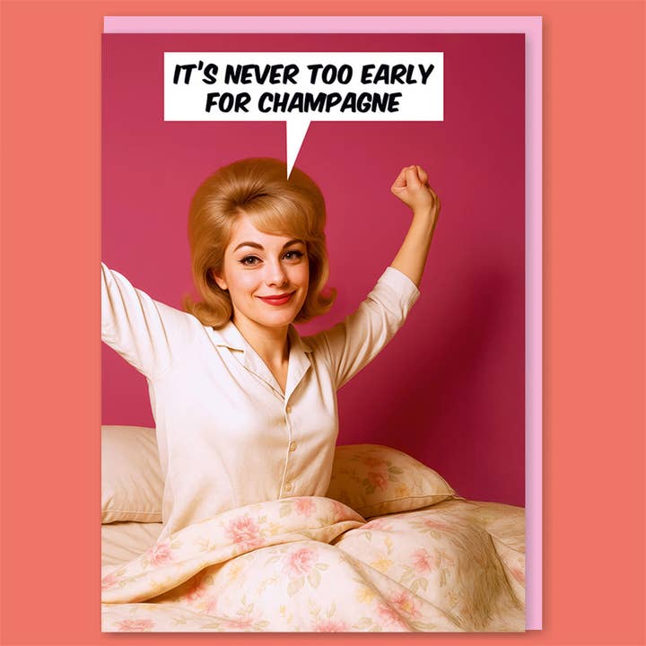 Never too early for champagne