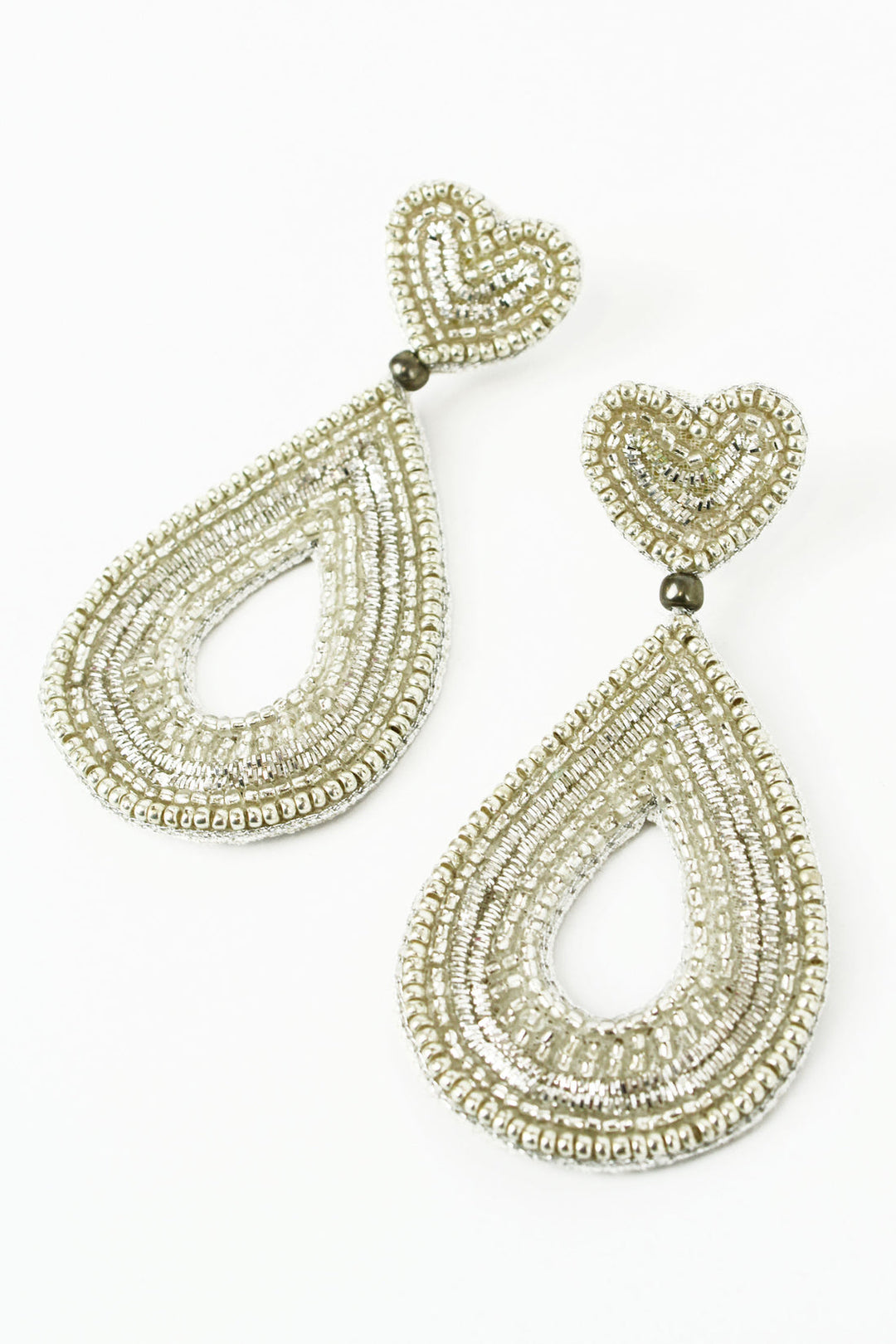 SILVER DROP EARRINGS