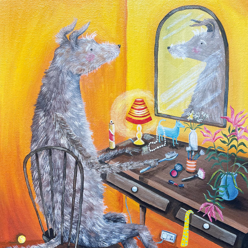 He Knew He Looked Great!