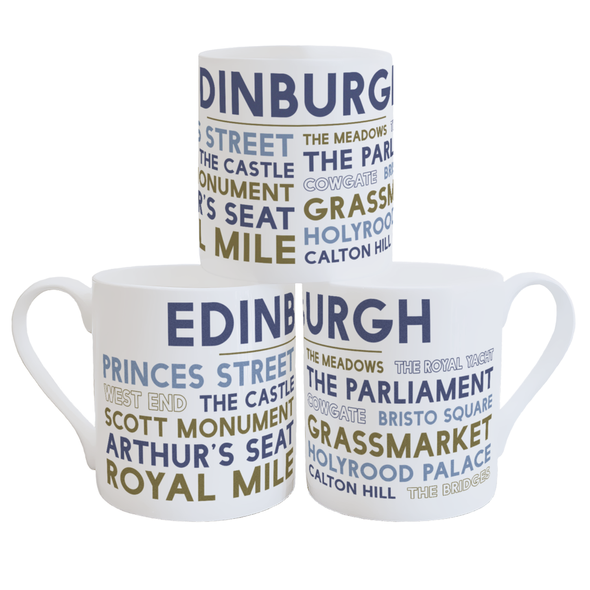 Edinburgh Attractions Mug