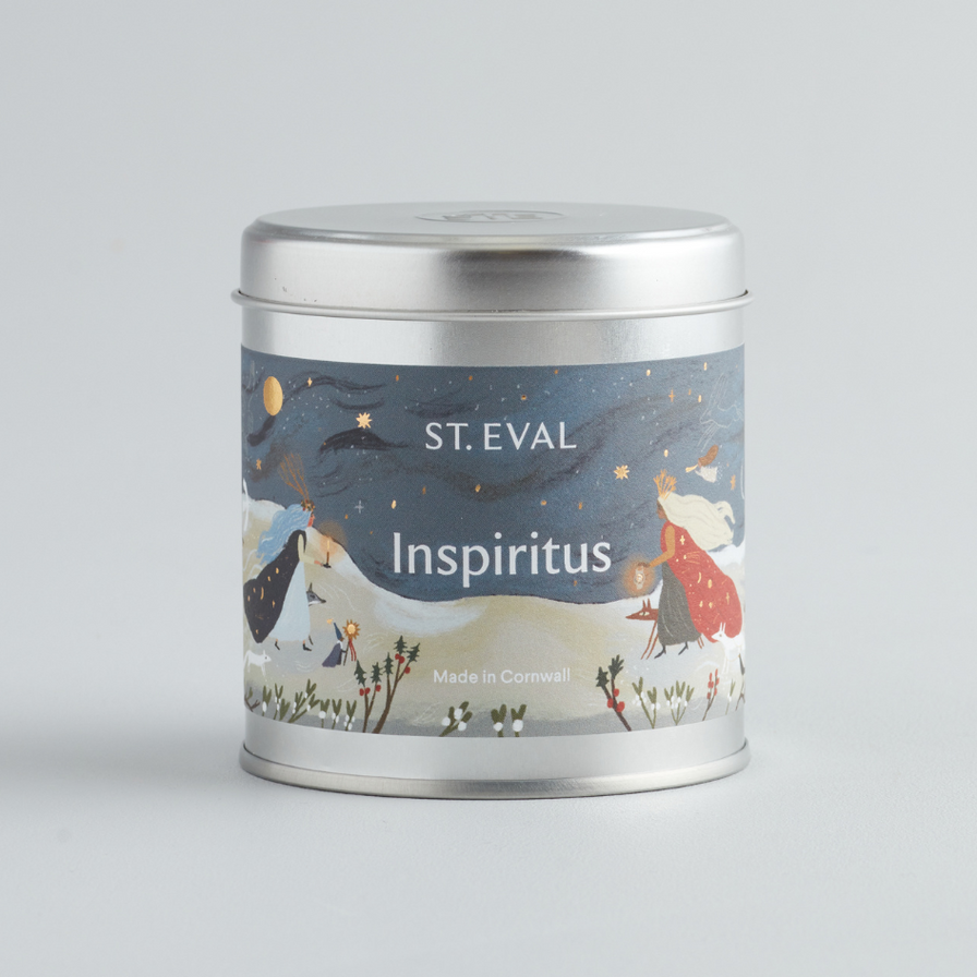 St. Eval Inspiritus Scented Christmas Tin Candle