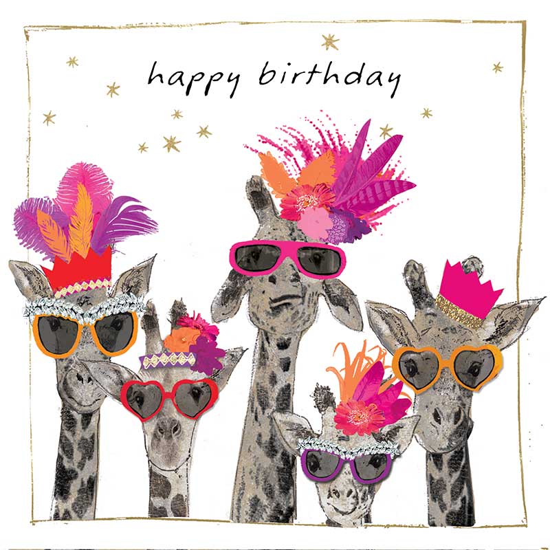 Happy Birthday Giraffes