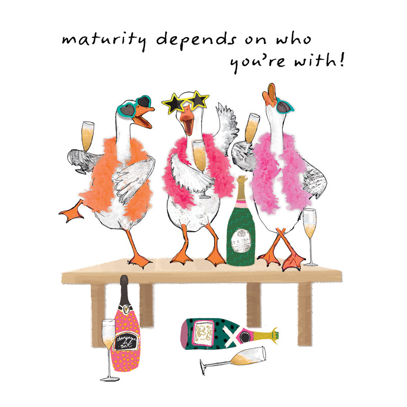 Maturing Depends On Who You're With