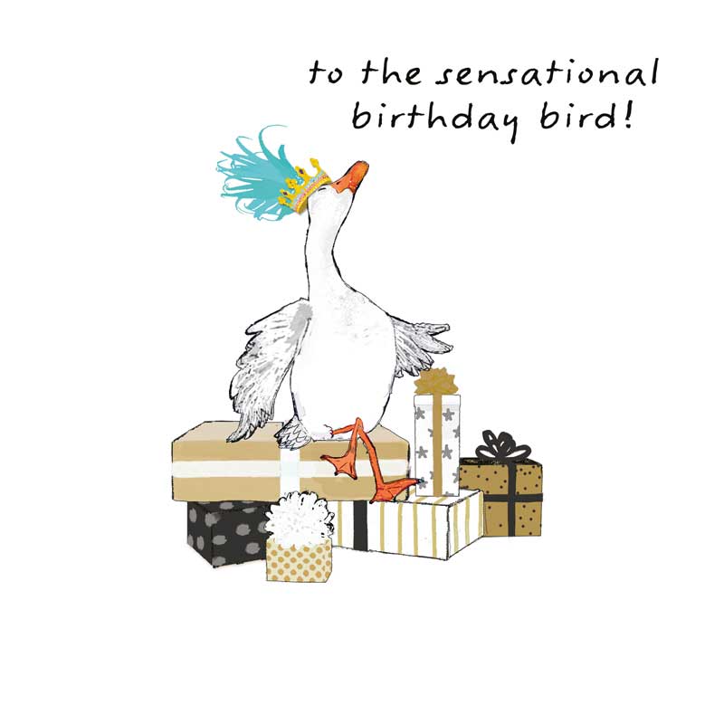Goose With Lots Of Gifts