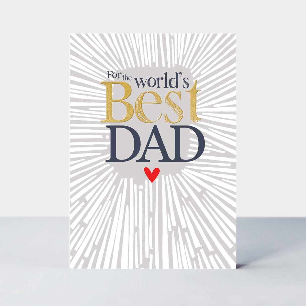 For the World's Best Dad Heart