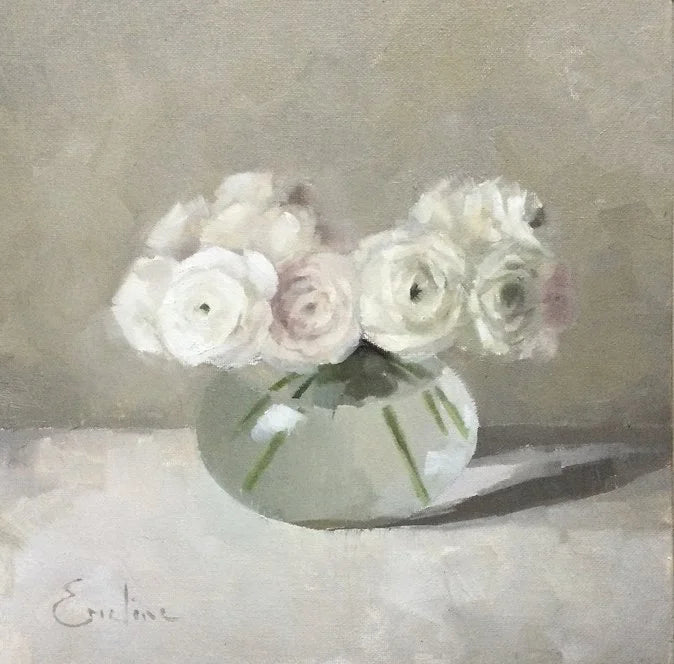 Peonies in a Glass Jug