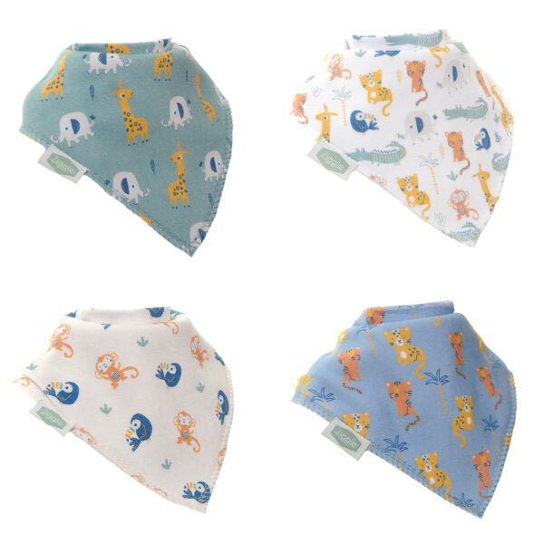 Savanna Animals Bib Set