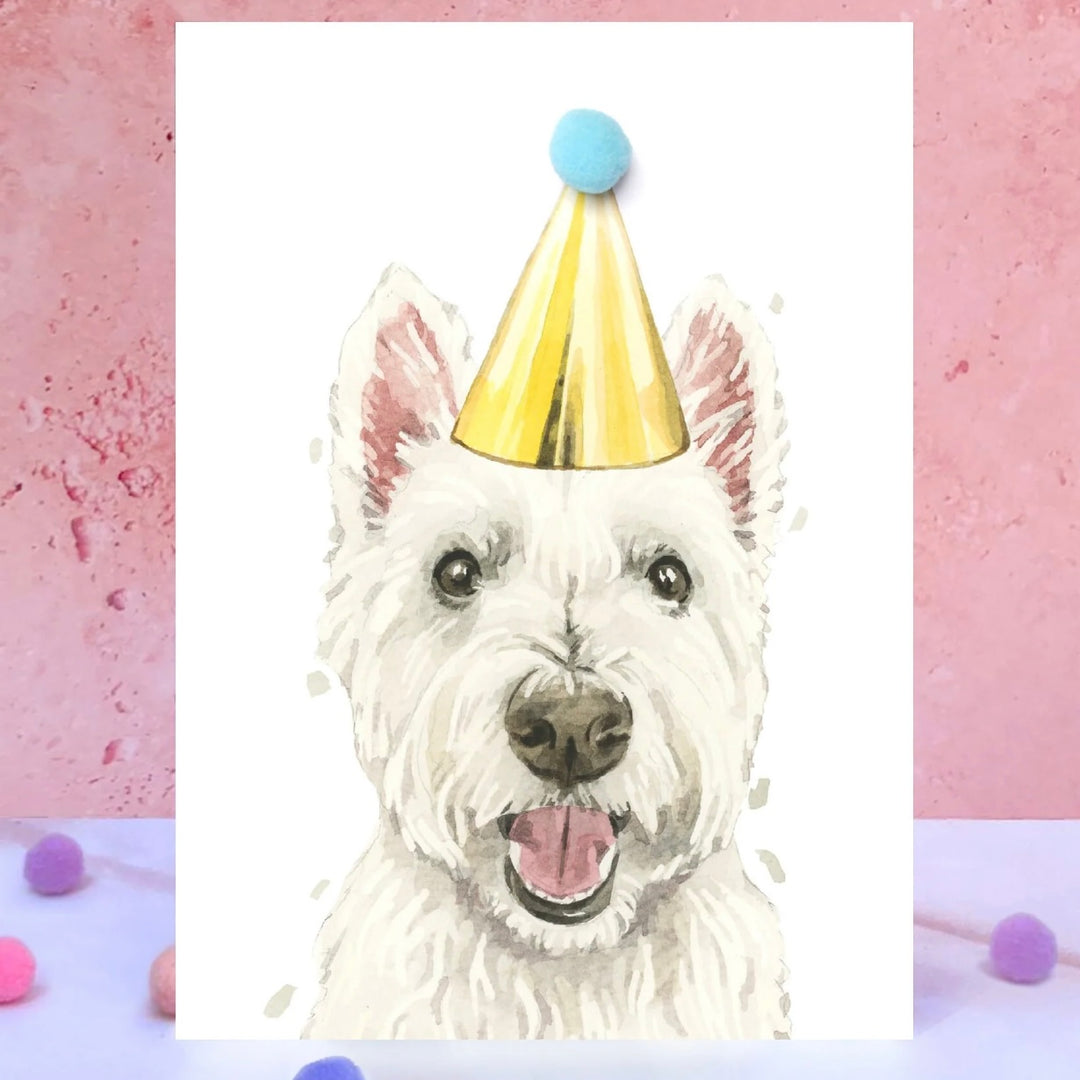 Westie Pompom birthday