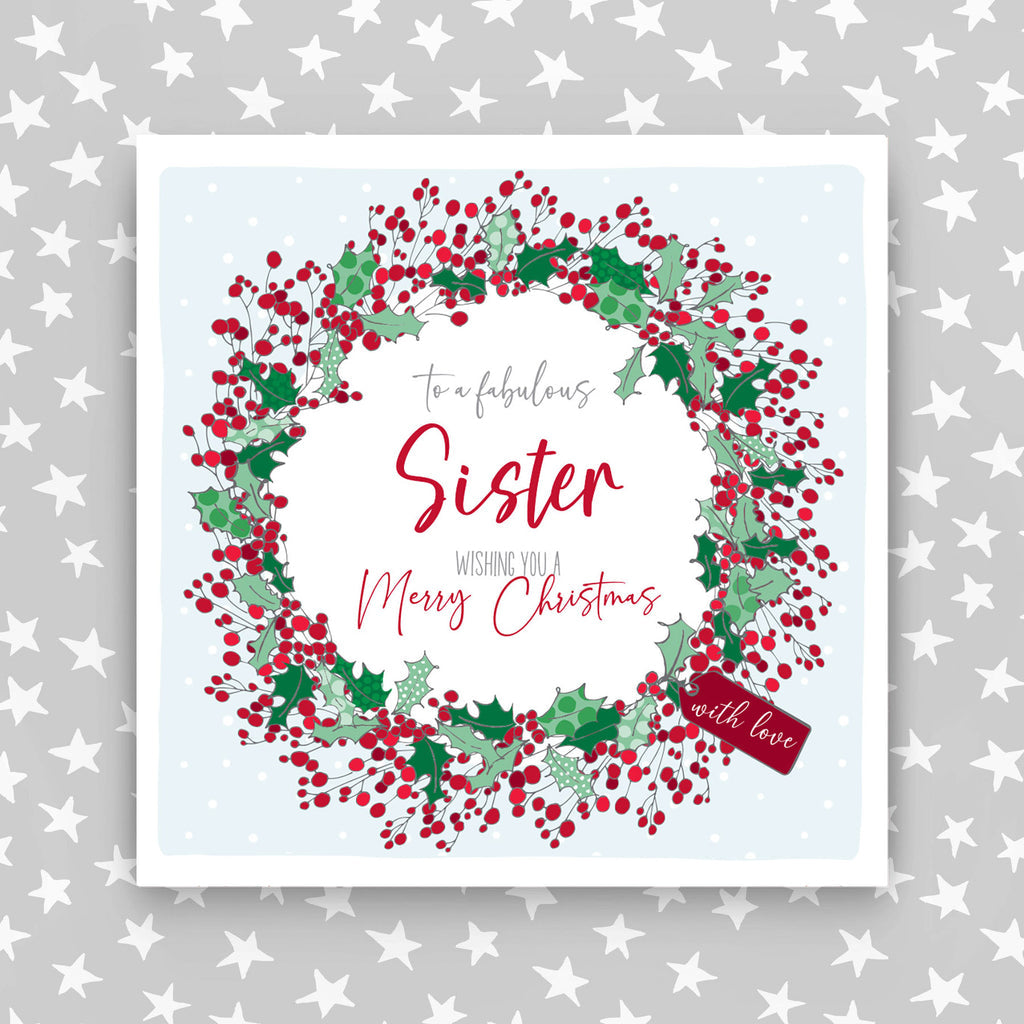 To A Fabulous Sister Wishing You A Merry Christmas