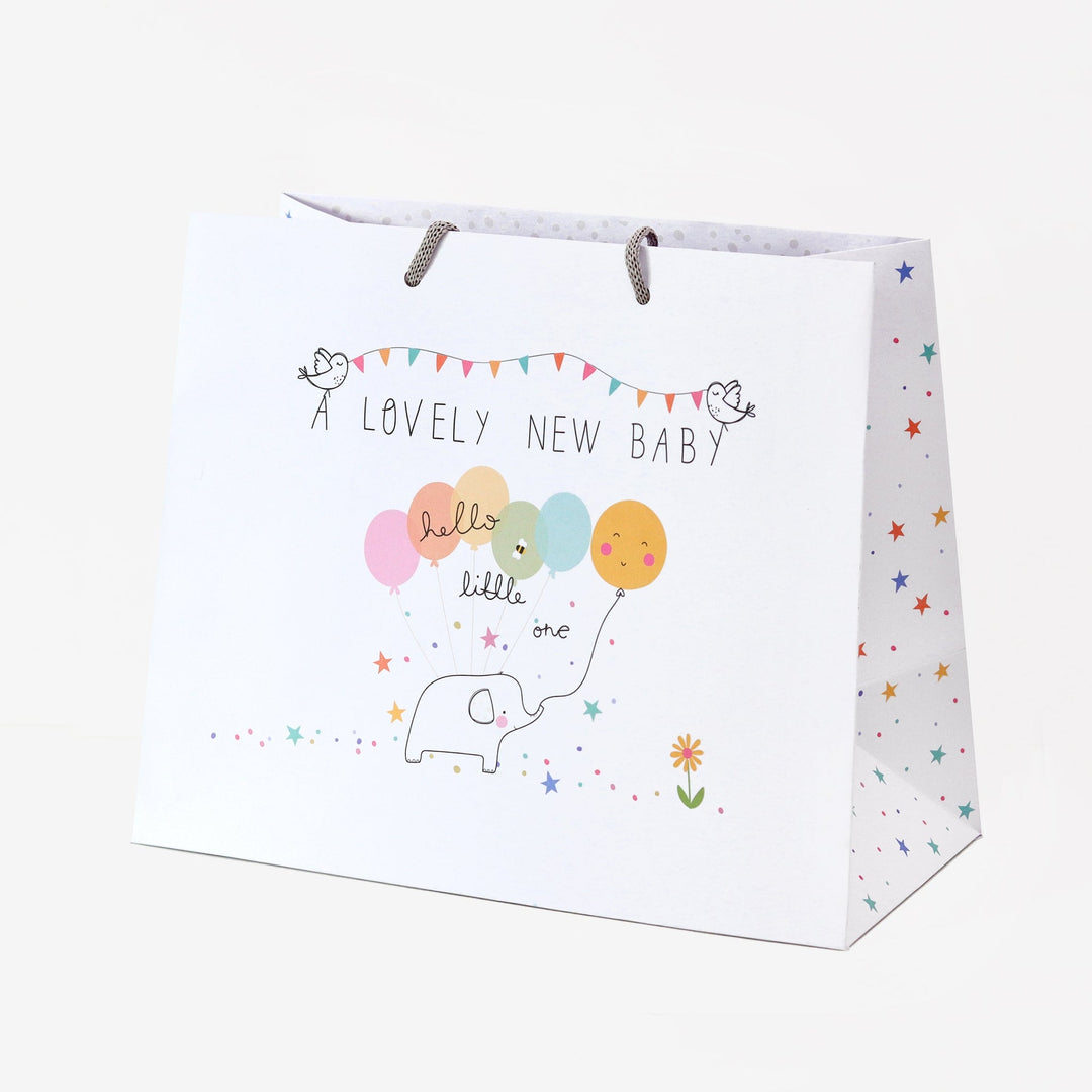 Baby Elephant Tote Gift Bag