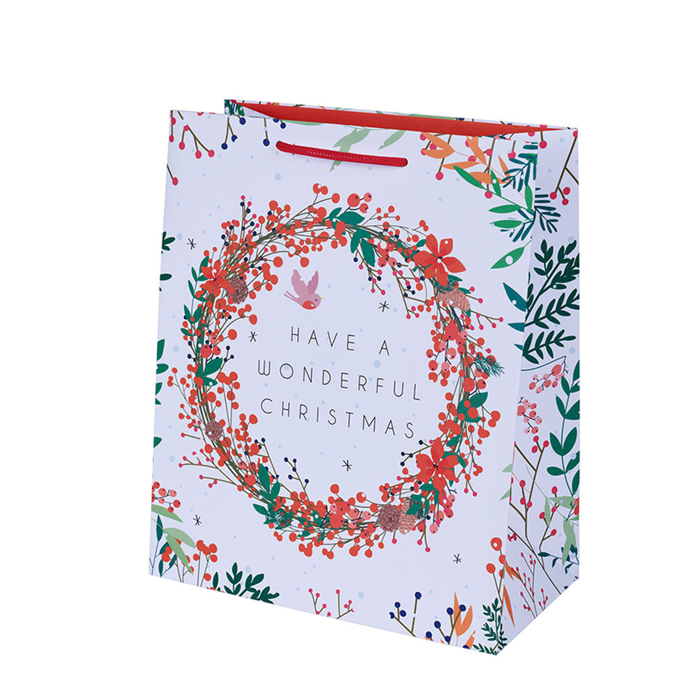 Have A Wonderful Christmas Portrait Gift Bag