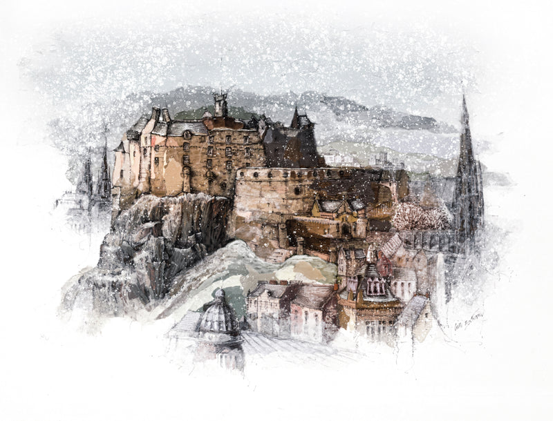 Edinburgh Castle Winter