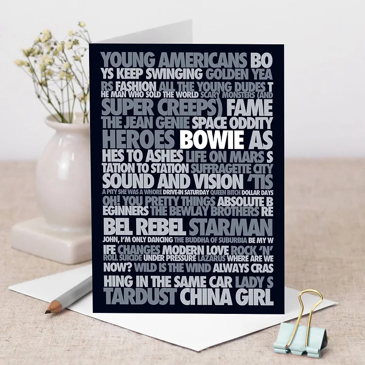 Bowie Song Titles