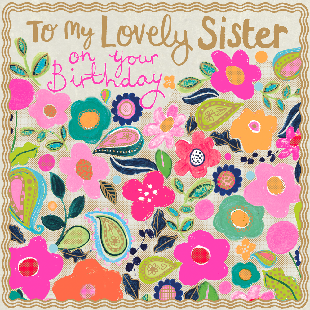 TO MY LOVELY SISTER ON YOUR BIRTHDAY