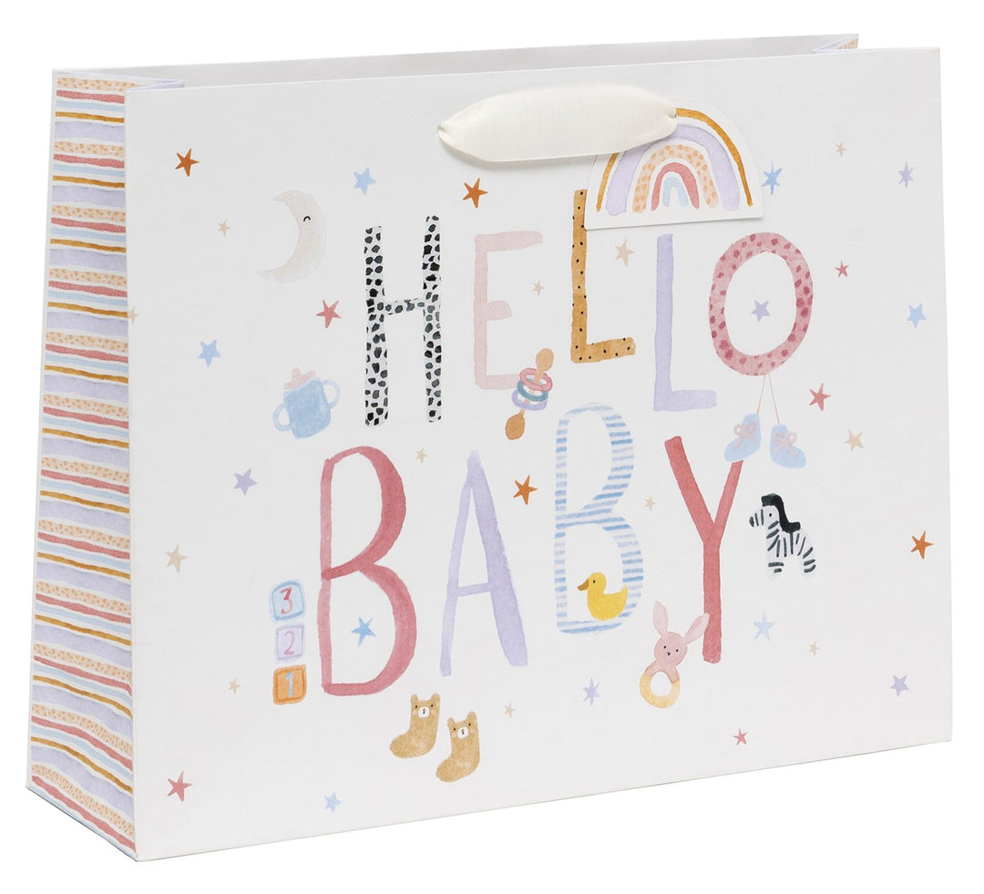 LARGE LANDSCAPE HELLO BABY BAG