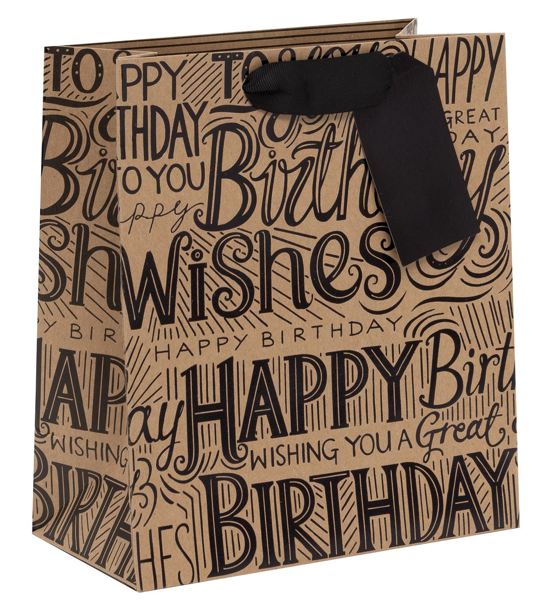 HAPPY BIRTHDAY KRAFTY MEDIUM BAG