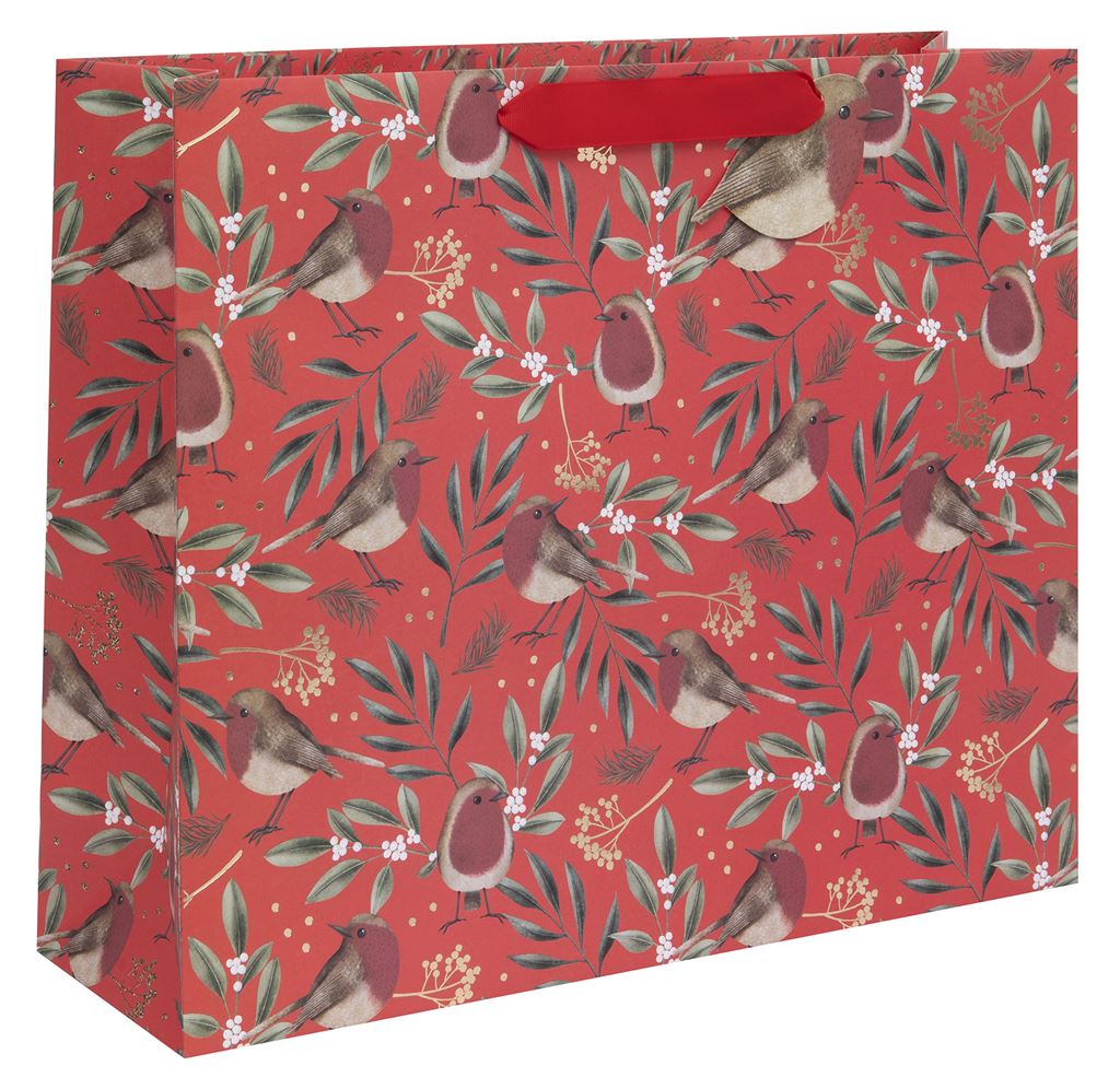 RED ROBINS LANDSCAPE SHOPPER BAG