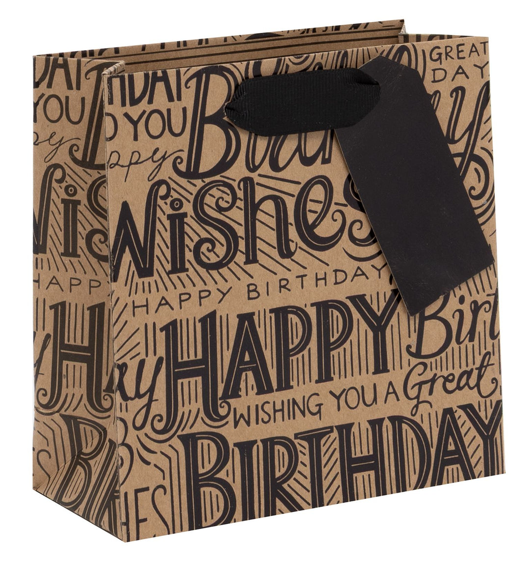 HAPPY BIRTHDAY KRAFTY SMALL BAG