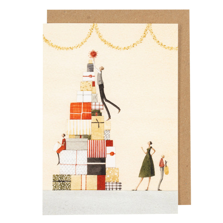 Christmas Wreath/Present Pile Card Pack