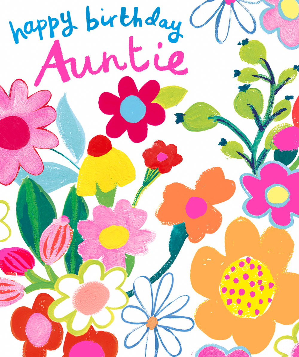 HAPPY BIRTHDAY AUNTIE