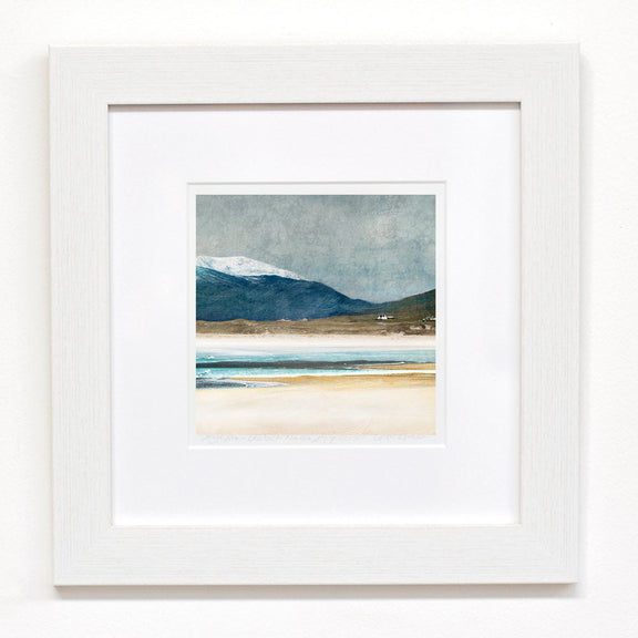 Winter Luskentyre Isle of Harris Mini-Mounted Giclee