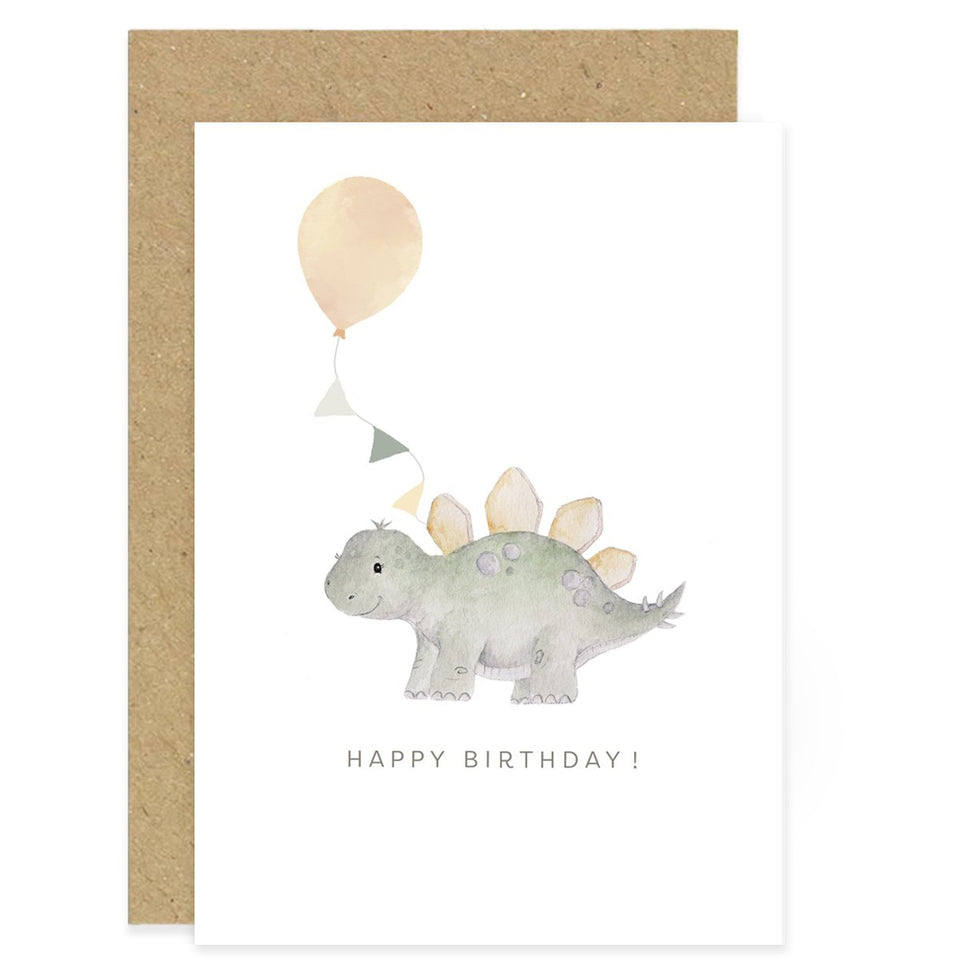Stegosaurus Happy Birthday
