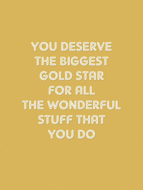 Biggest Gold Star