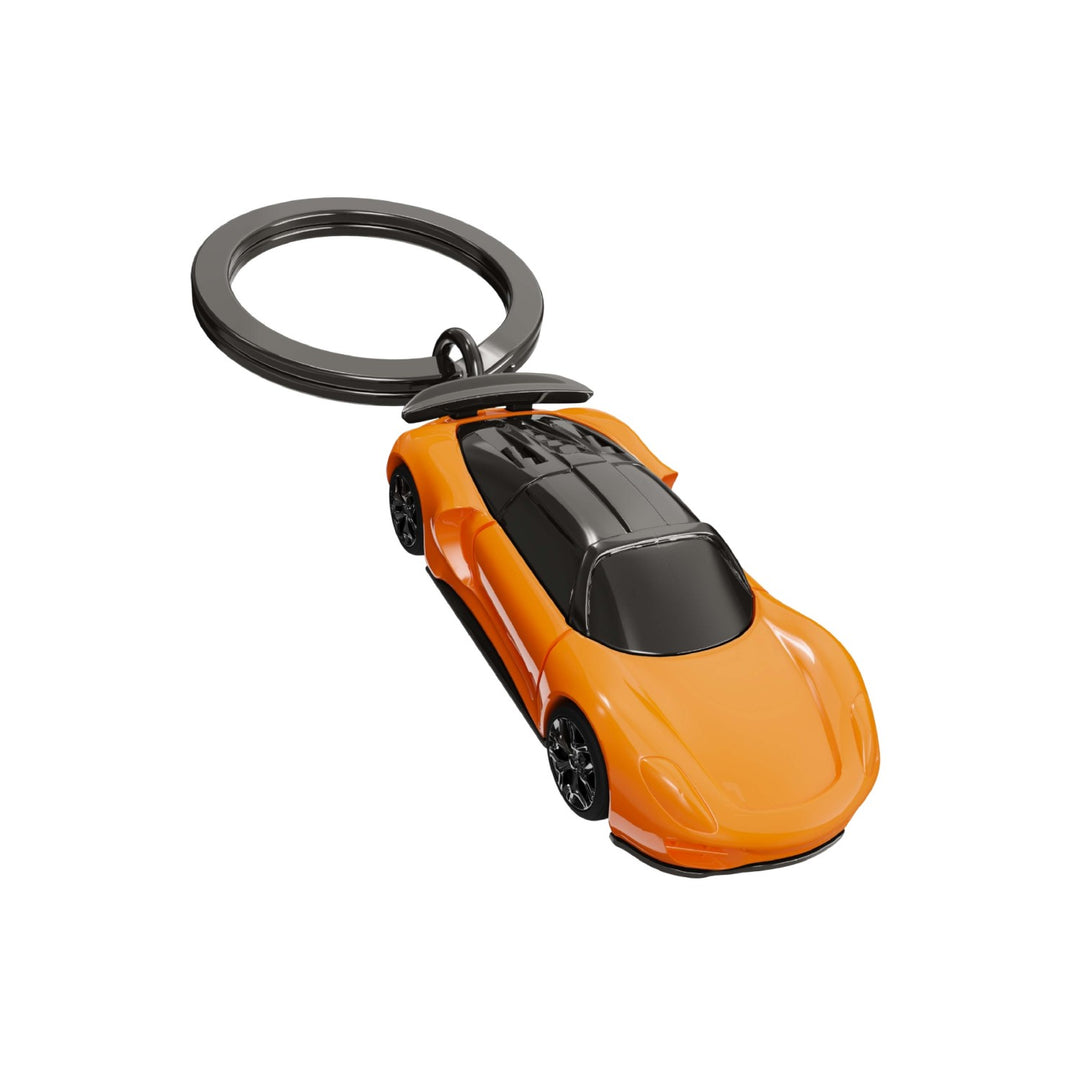 Sports Car Keyring | Orange
