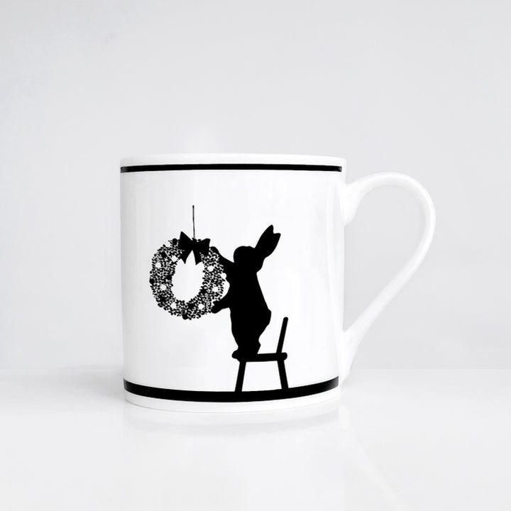 Festive Rabbit Mug