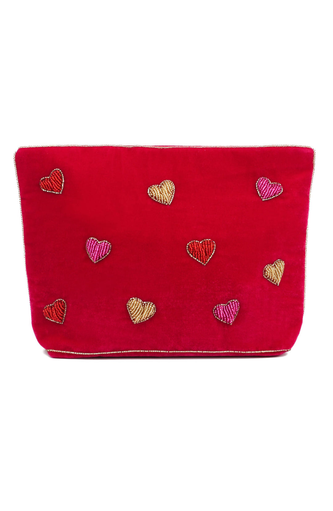 MULTI HEART LARGE POUCH